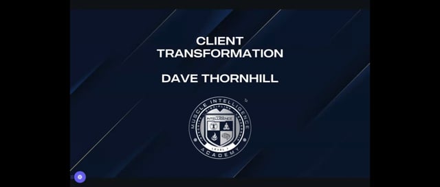 July 31 '24 | CASE STUDY: DAVE THORNHILL