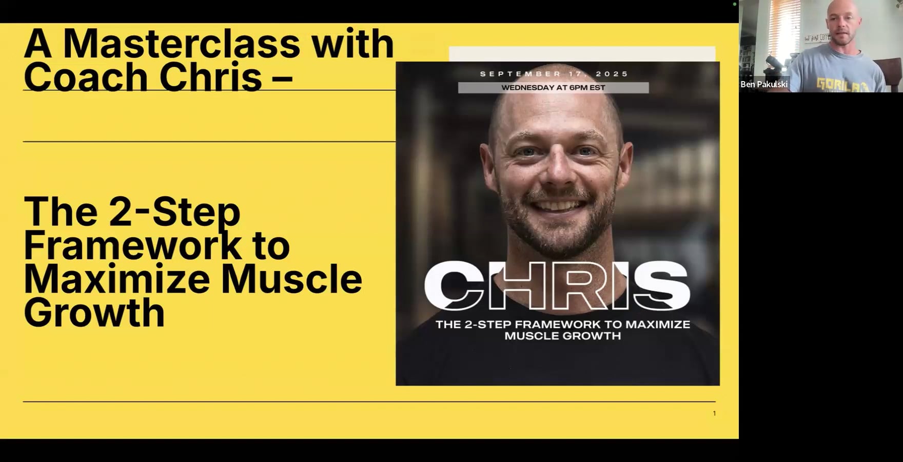 Sep 17 '25 | THE 2-STEP FRAMEWORK TO MAXIMIZE MUSCLE GROWTH