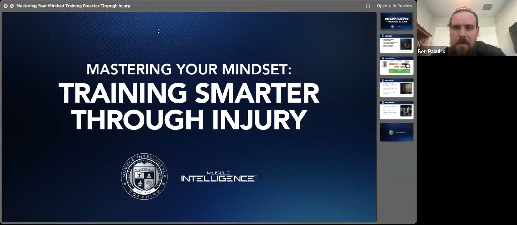 Oct 22 '25 | MASTERING YOUR MINDSET: TRAINING SMARTER THROUGH INJURY